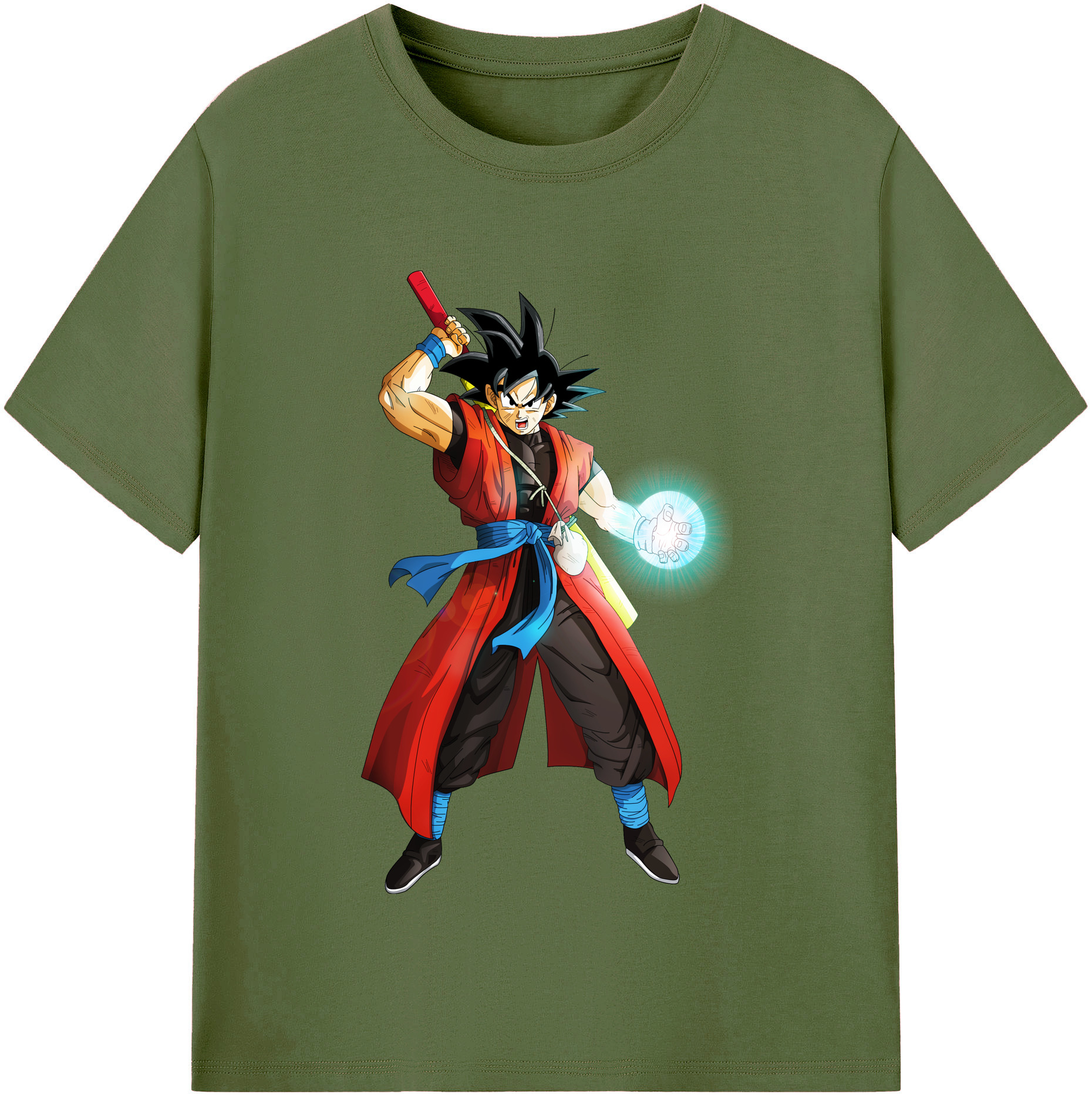 （画像用） ドラゴンボール 孫悟空（そん ごくう）Son Goku カカロット DRAGON BALL Kakarotto 綿100％半袖Tシャツ（フロントプリント）